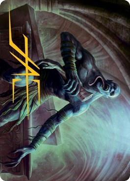 Ghoul Art Card (Gold-Stamped Signature)