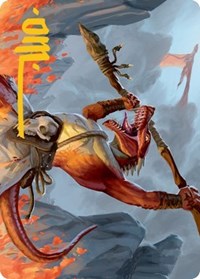 Kobold Art Card (Gold-Stamped Signature)