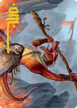 Kobold Art Card (Gold-Stamped Signature)