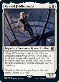 Oswald Fiddlebender - Promo Pack: Adventures in the Forgotten Realms - Magic: The Gathering card