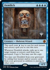 Demilich - Promo Pack: Adventures in the Forgotten Realms - Magic: The Gathering card