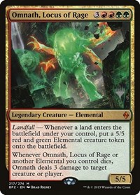 Omnath, Locus of Rage (Promo Pack: Adventures in the Forgotten Realms)
