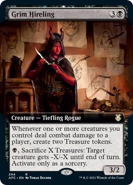 Grim Hireling (Extended Art) 294 card