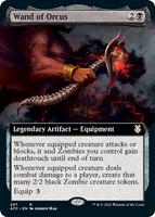 orcus mtg card Orcus, Prince of Undeath [229] [Adventures in the Forgotten Realms] [Foil]  Face to Face Games You lose X life Wand of Orcus (extended art)