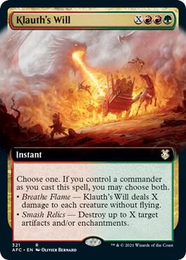 Klauth's Will (Extended Art) 321 card