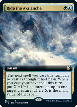 Ride the Avalanche (Extended Art) 325 card