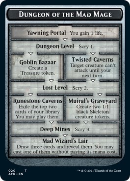 Dungeon of the Mad Mage // Lost Mine of Phandelver Double-Sided Token