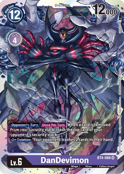 DanDevimon - BT4-088 (Event Pack 1) Great Legend card price