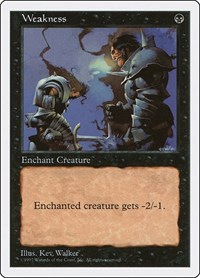 Weakness - Fifth Edition - Magic: The Gathering card