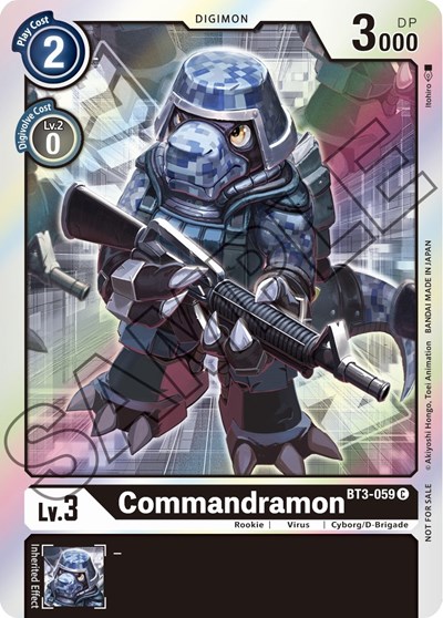 Commandramon - BT3-059 (Event Pack 1) Release Special Booster 1.0 card price