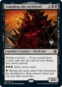 Asmodeus the Archfiend - Promo Pack: Adventures in the Forgotten Realms - Magic: The Gathering card