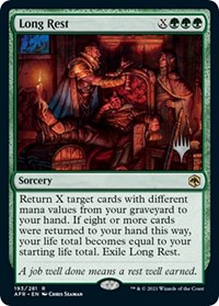 Long Rest (Promo Pack: Adventures in the Forgotten Realms)