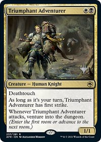 Triumphant Adventurer (Promo Pack: Adventures in the Forgotten Realms)