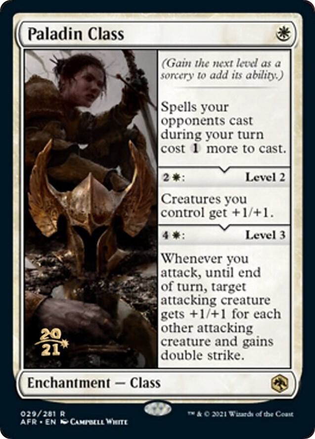 Paladin Class #29s — Adventures in the Forgotten Realms Promos