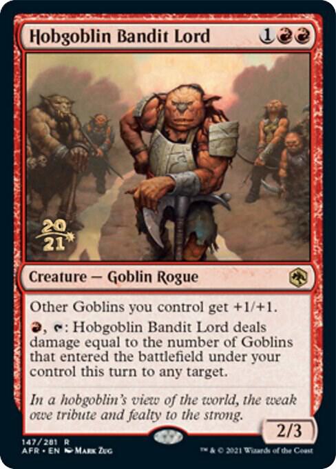 Hobgoblin Bandit Lord #147s — Adventures in the Forgotten Realms Promos