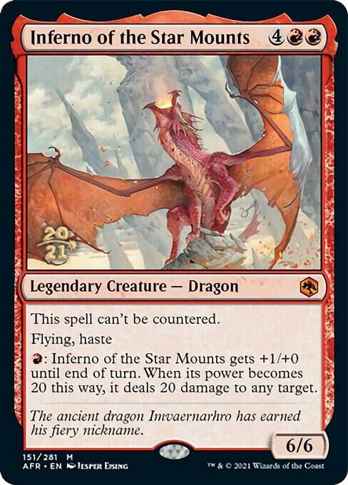 Inferno of the Star Mounts #151s — Adventures in the Forgotten Realms Promos