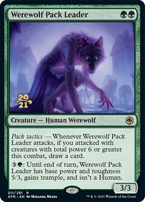 Werewolf Pack Leader #211 – Prerelease Cards (Rare)