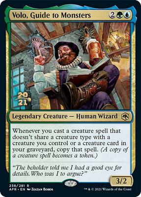 Volo, Guide to Monsters #238 – Prerelease Cards (Rare)