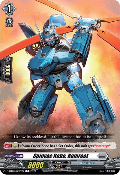 Spinvac Robo, Ramroot