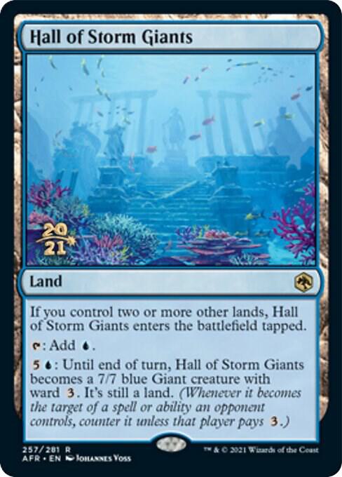 Hall of Storm Giants #257s — Adventures in the Forgotten Realms Promos