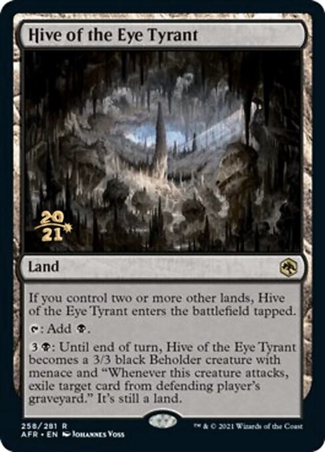 Hive of the Eye Tyrant #258s — Adventures in the Forgotten Realms Promos
