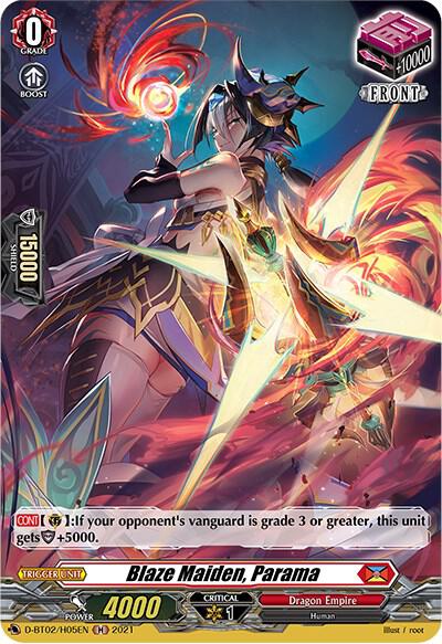 Blaze Maiden, Parama (Holo)