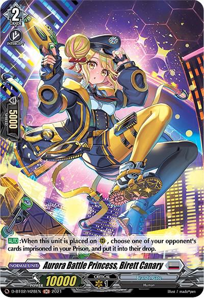 Aurora Battle Princess, Birett Canary (Holo)