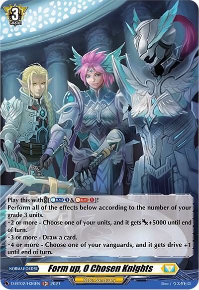 Form up, O Chosen Knights (Holo)