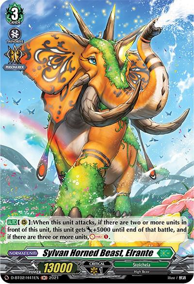 Sylvan Horned Beast, Elrante (Holo)