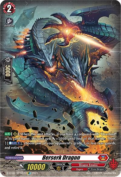 Berserk Dragon (SP) - D-BT02: A Brush with the Legends - Cardfight Vanguard