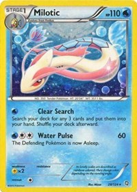 Milotic - 28/124 (Cosmos Holo) #028/124 from Blister Exclusives Pokemon card image