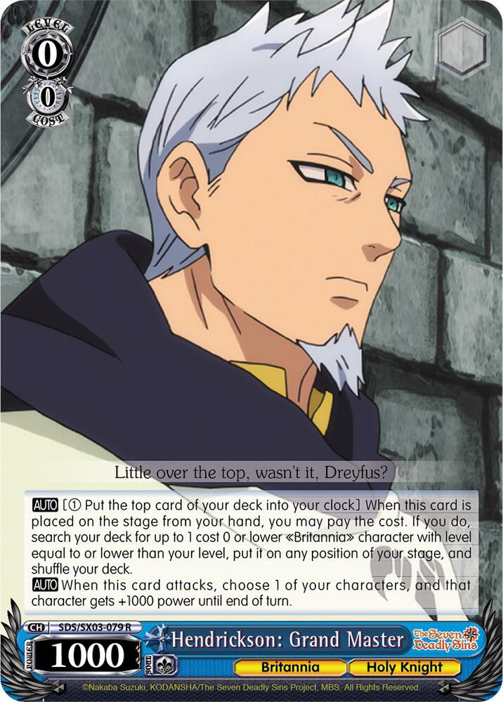 Hendrickson: Grand Master