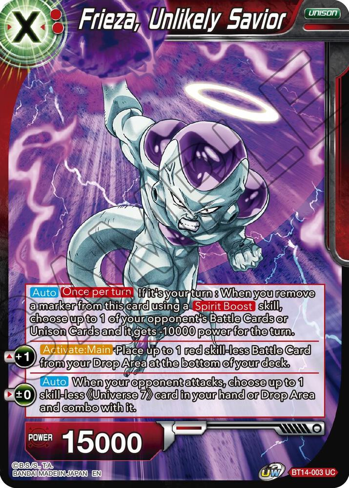 Frieza, Unlikely Savior #BT14-003 — Cross Spirits