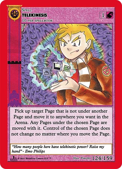 Telekinesis (Cryptid Nation: First Edition)