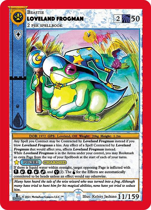 Loveland Frogman - Cryptid Nation: First Edition - MetaZoo