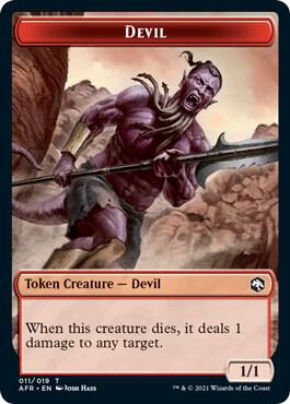 Devil // Zombie Double-Sided Token