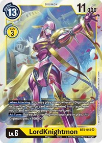 LordKnightmon - Battle of Omni - Digimon card