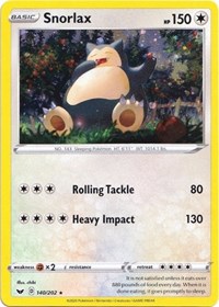 Snorlax - 140/202 (Cosmos Holo) #140/202 from Blister Exclusives Pokemon card image