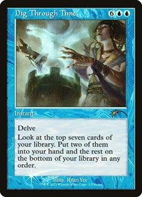 Dig Through Time (Retro Frame)