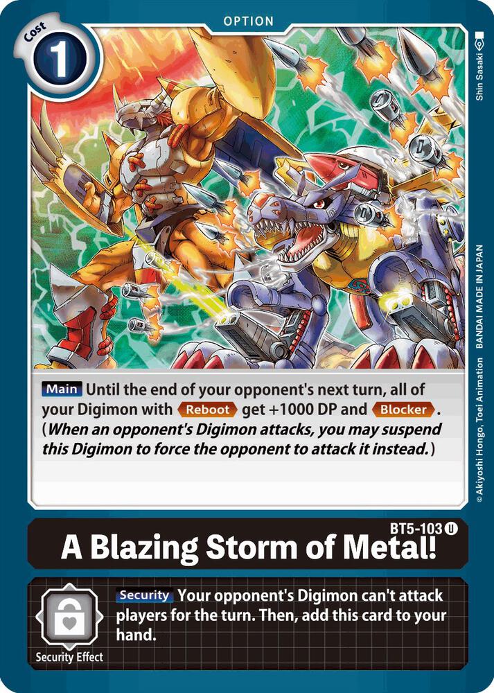 A Blazing Storm of Metal! - Battle of Omni - Digimon Card Game -  TCGplayer.com