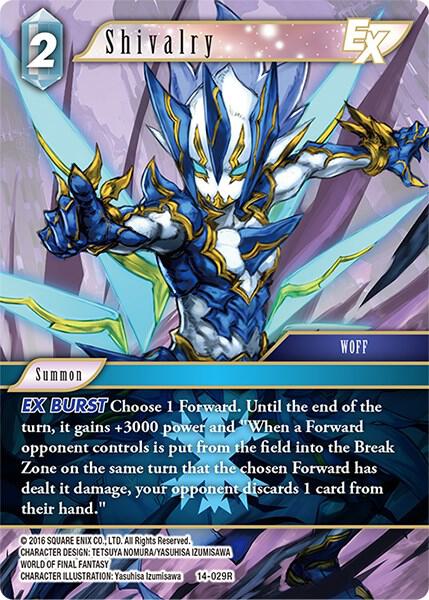 Shivalry EX - Opus XIV: Crystal Abyss - Final Fantasy TCG