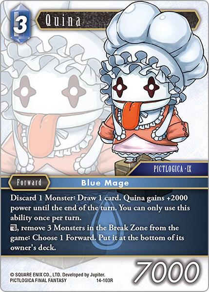 quina mtg card Powerful Unintuitive Final Fantasy Interaction Stuns Players If one or more tokens would be created under your control Quina Qu Gourmet (Foil Stamped)