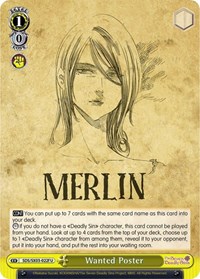 Wanted Poster (F) - The Seven Deadly Sins