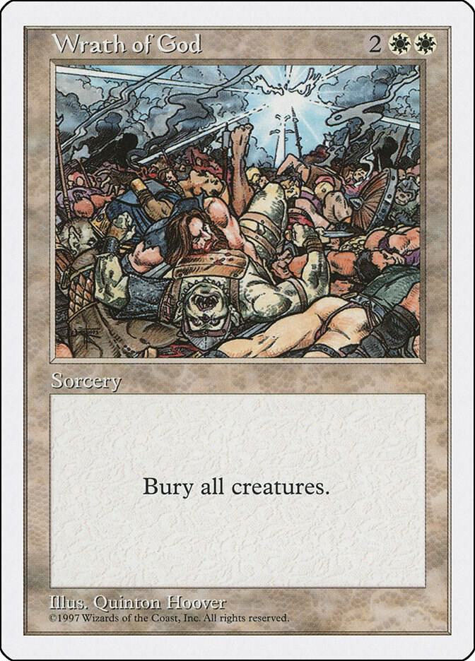 Wrath of God - Fifth Edition - Magic: The Gathering