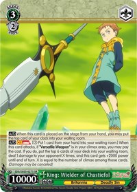 King: Wielder of Chastiefol (SR) - The Seven Deadly Sins