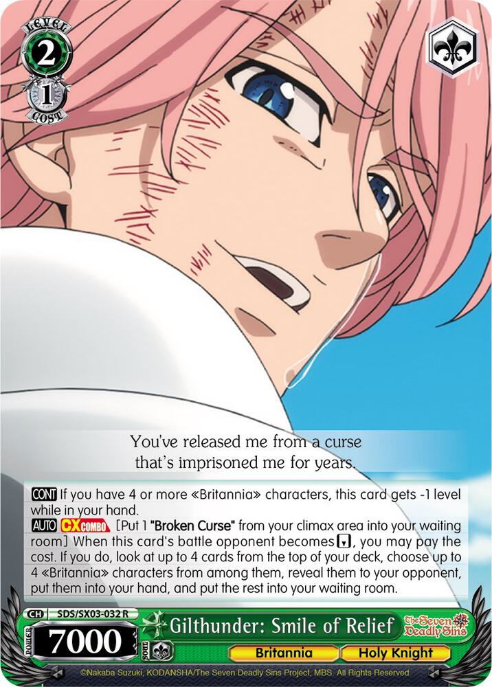 Gilthunder: Smile of Relief