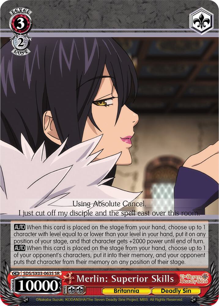 Merlin: Superior Skills (SR)