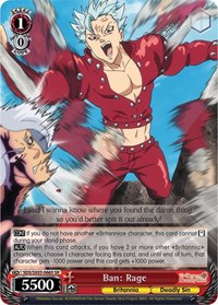 Ban: Rage (SR) - The Seven Deadly Sins