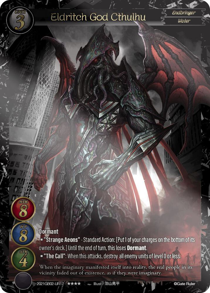 Eldritch God Cthulhu (Uber Rare) - Onslaught of the Eldritch Gods - Gate  Ruler - TCGplayer.com