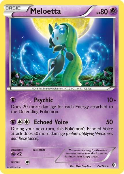 Meloetta - 77/149 (Boundaries Crossed)